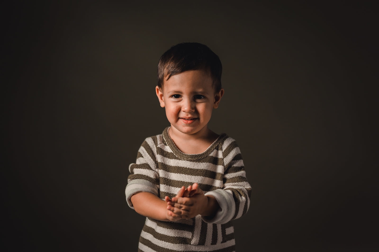 Fotos en familia en un estudio