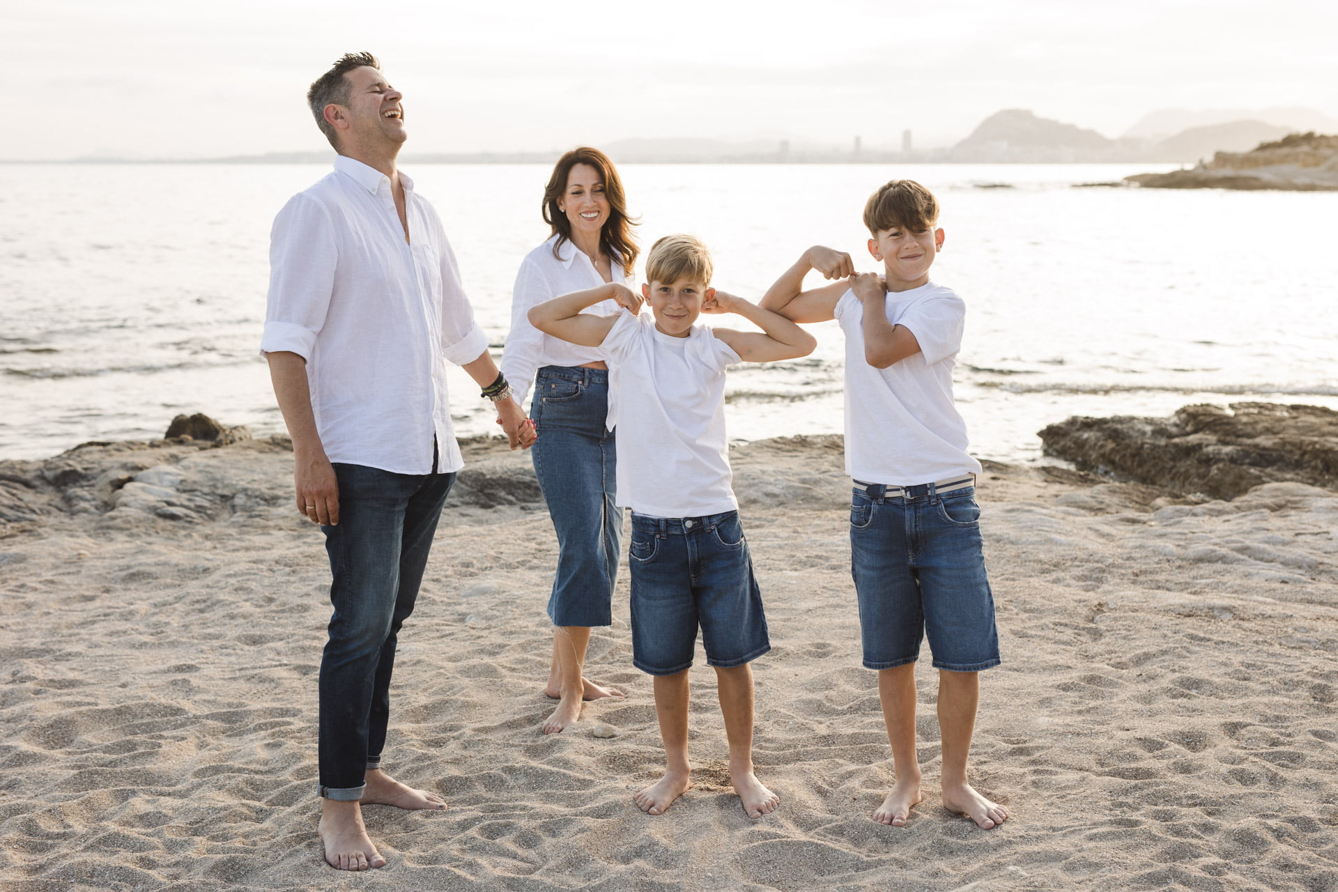 sesión fotográfica en familia