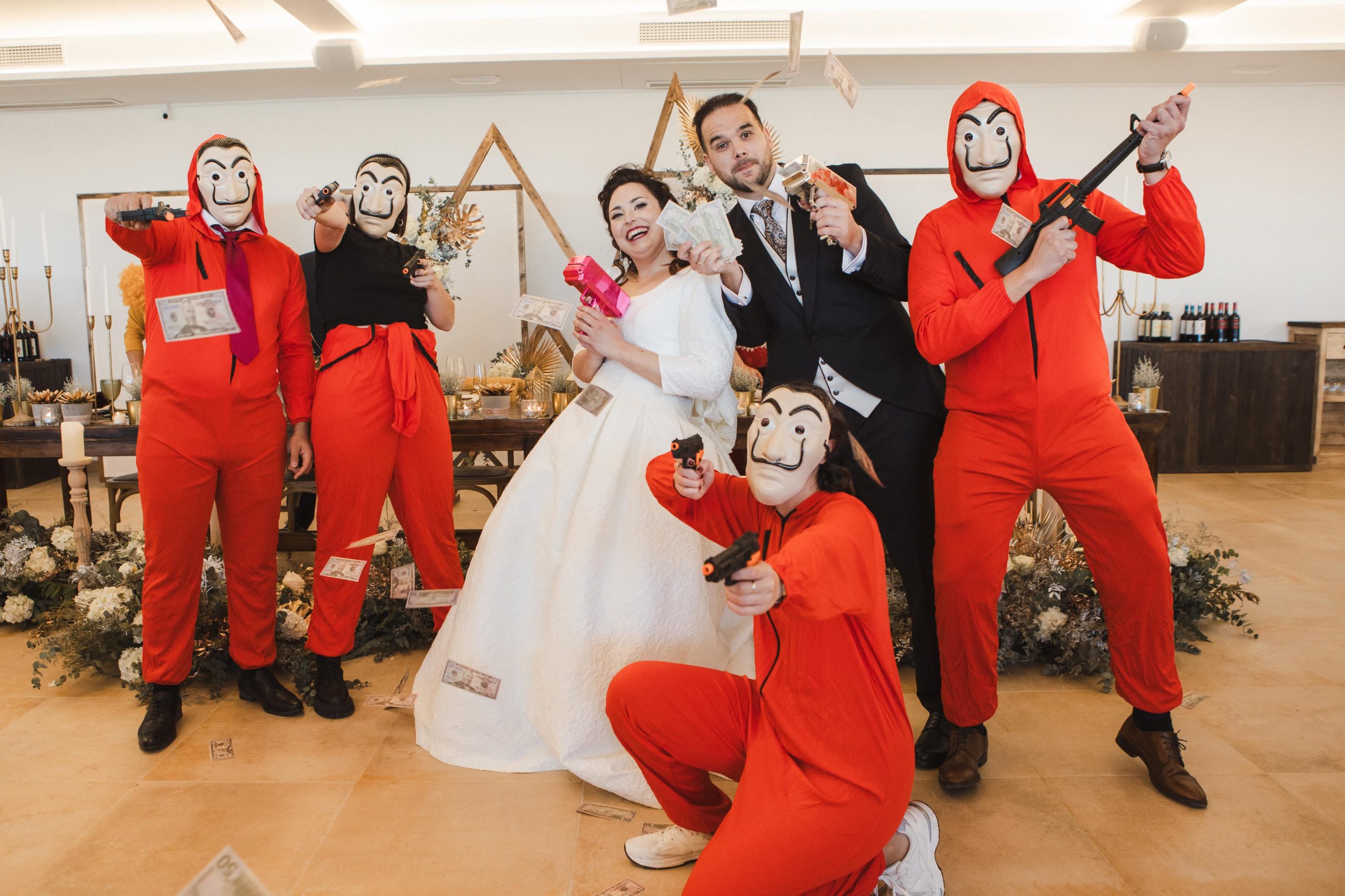 Bodas tematicas casa de papel