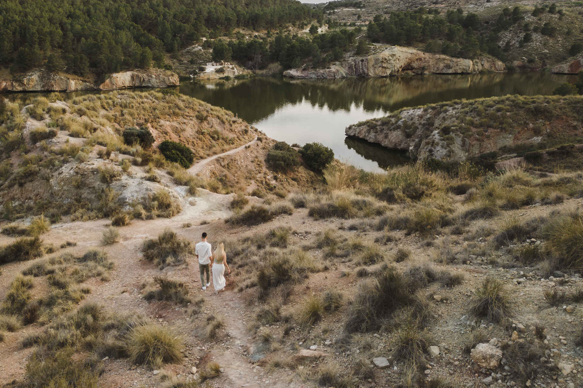 foto de dron boda alicante